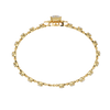 Yellow Gold Baroque Princess Diamond Bracelet
