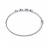 White Gold Floating Solitaire Diamond Bracelet