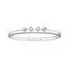White Gold Floating Solitaire Diamond Bracelet