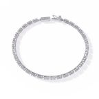 White Gold Classic Prong-Set Diamond Tennis Bracelet