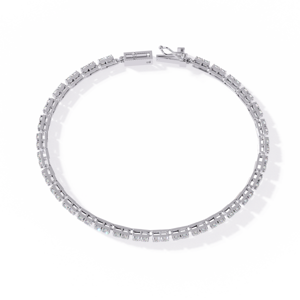 White Gold Classic Prong-Set Diamond Tennis Bracelet