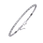 White Gold Classic Prong-Set Diamond Tennis Bracelet