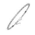 White Gold Classic Prong-Set Diamond Tennis Bracelet