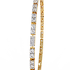 Yellow Gold Classic Prong-Set Diamond Tennis Bracelet