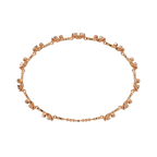 Rose Gold Wildflower Cluster Diamond Bracelet