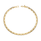 Yellow Gold Classic Four-Prong Tennis Bracelet