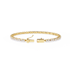 Yellow Gold Classic Four-Prong Tennis Bracelet