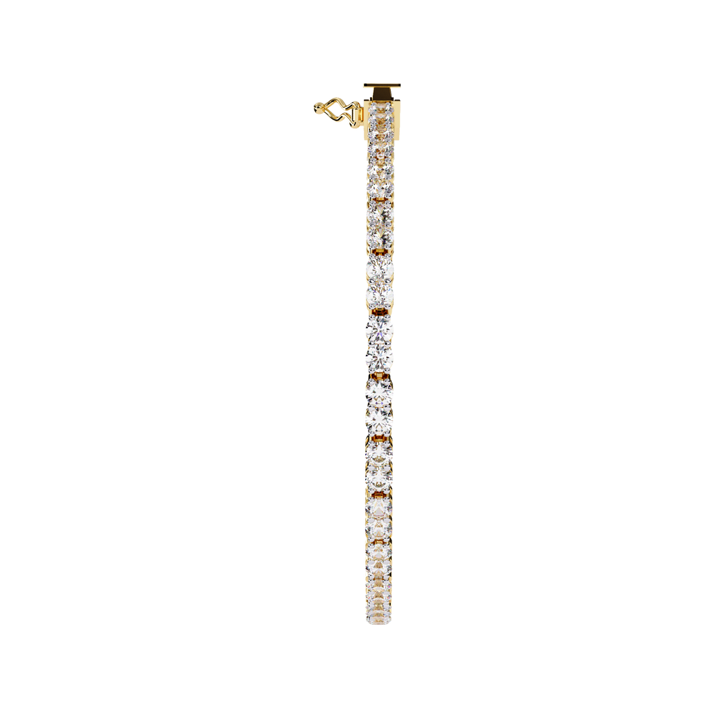 Yellow Gold Classic Four-Prong Tennis Bracelet