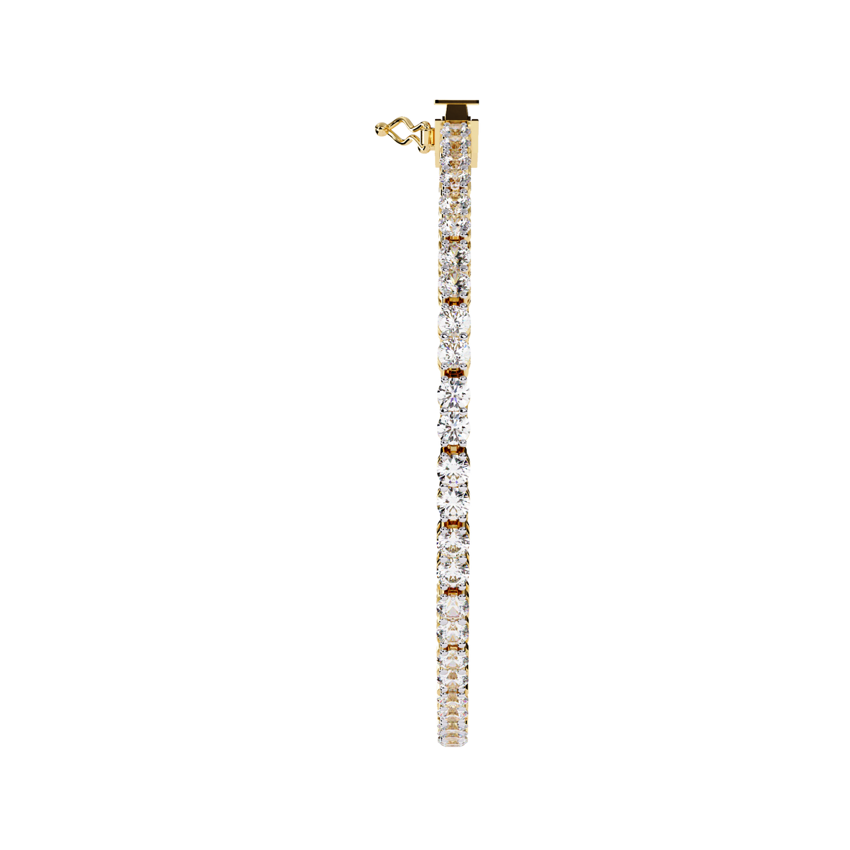 Yellow Gold Classic Four-Prong Tennis Bracelet
