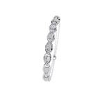 White Gold Diamond Pavé Panel Mariner Link Bracelet