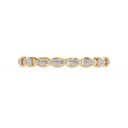 Yellow Gold Pavé Cushion Mariner Link Bracelet