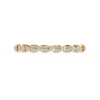 Yellow Gold Pavé Cushion Mariner Link Bracelet