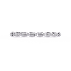 White Gold Diamond Pavé Panel Mariner Link Bracelet