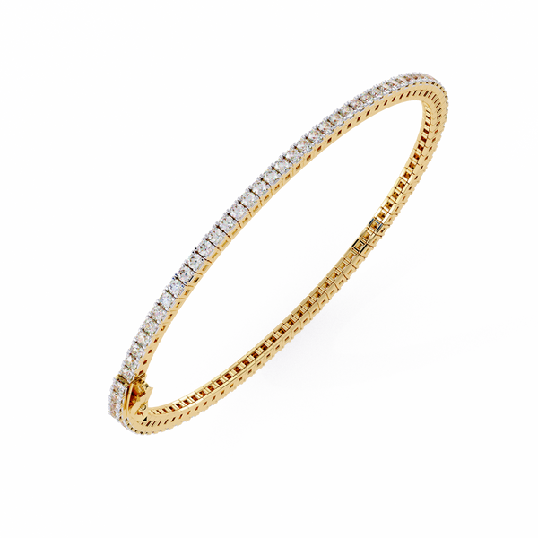 Natural Diamond Tennis Bracelet
