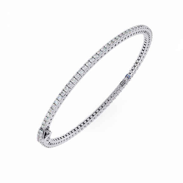 Natural Diamond Tennis Bracelet