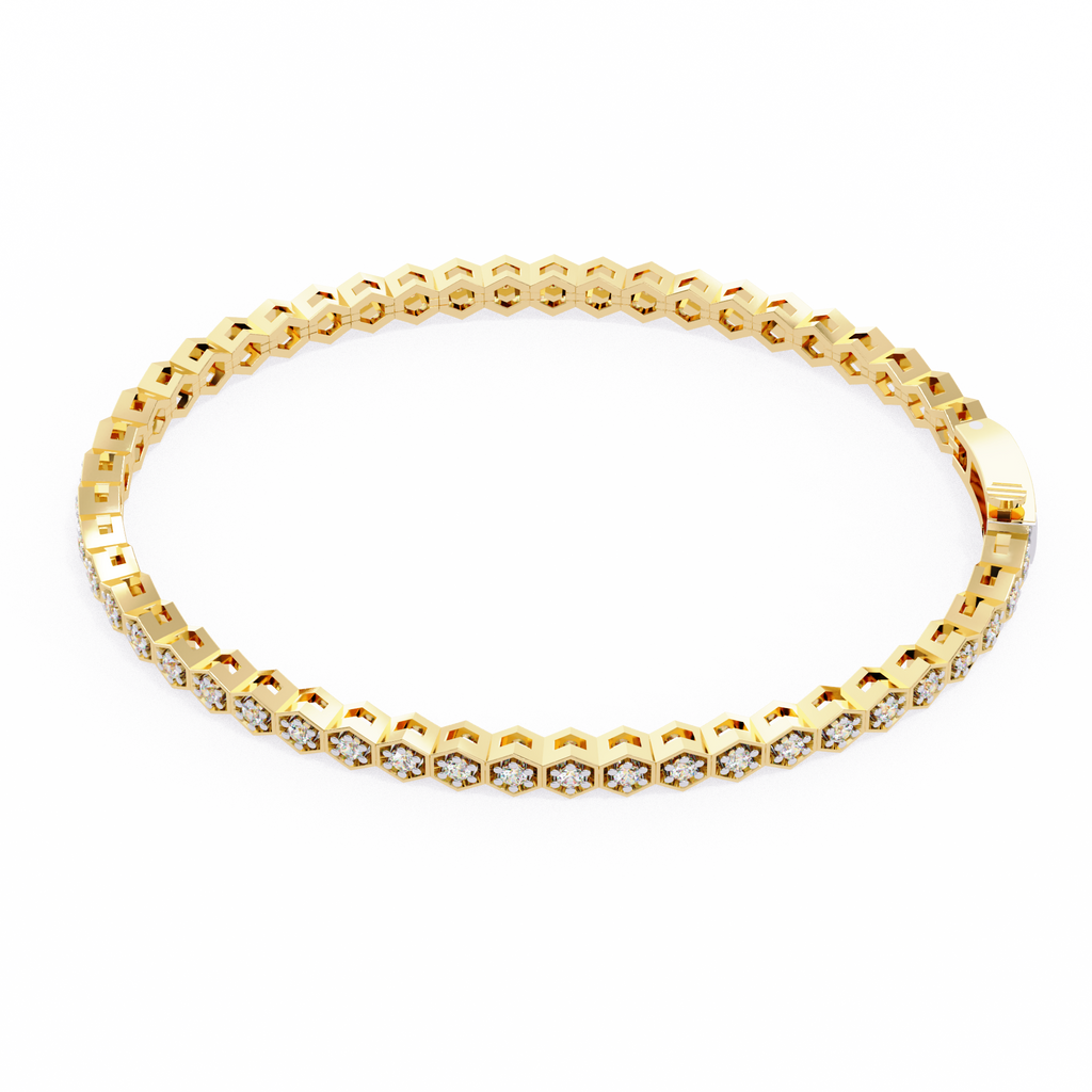 Classic Round Diamond Tennis Bracelet