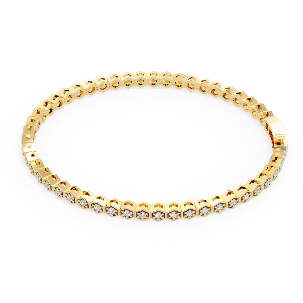 Classic Round Diamond Tennis Bracelet
