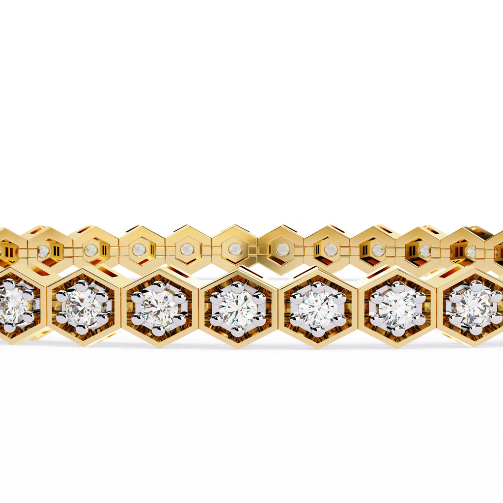 Classic Round Diamond Tennis Bracelet