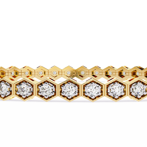 Classic Round Diamond Tennis Bracelet