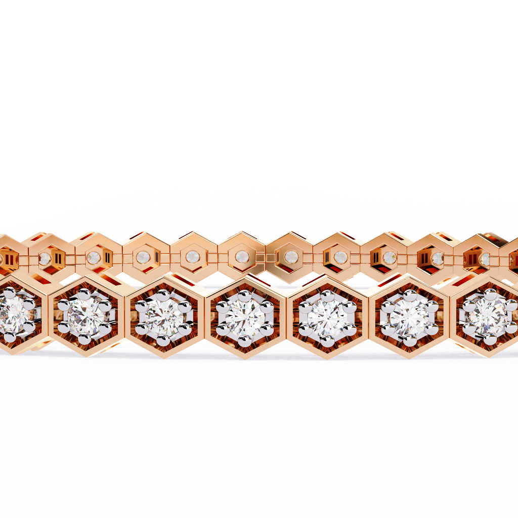 Classic Round Diamond Tennis Bracelet