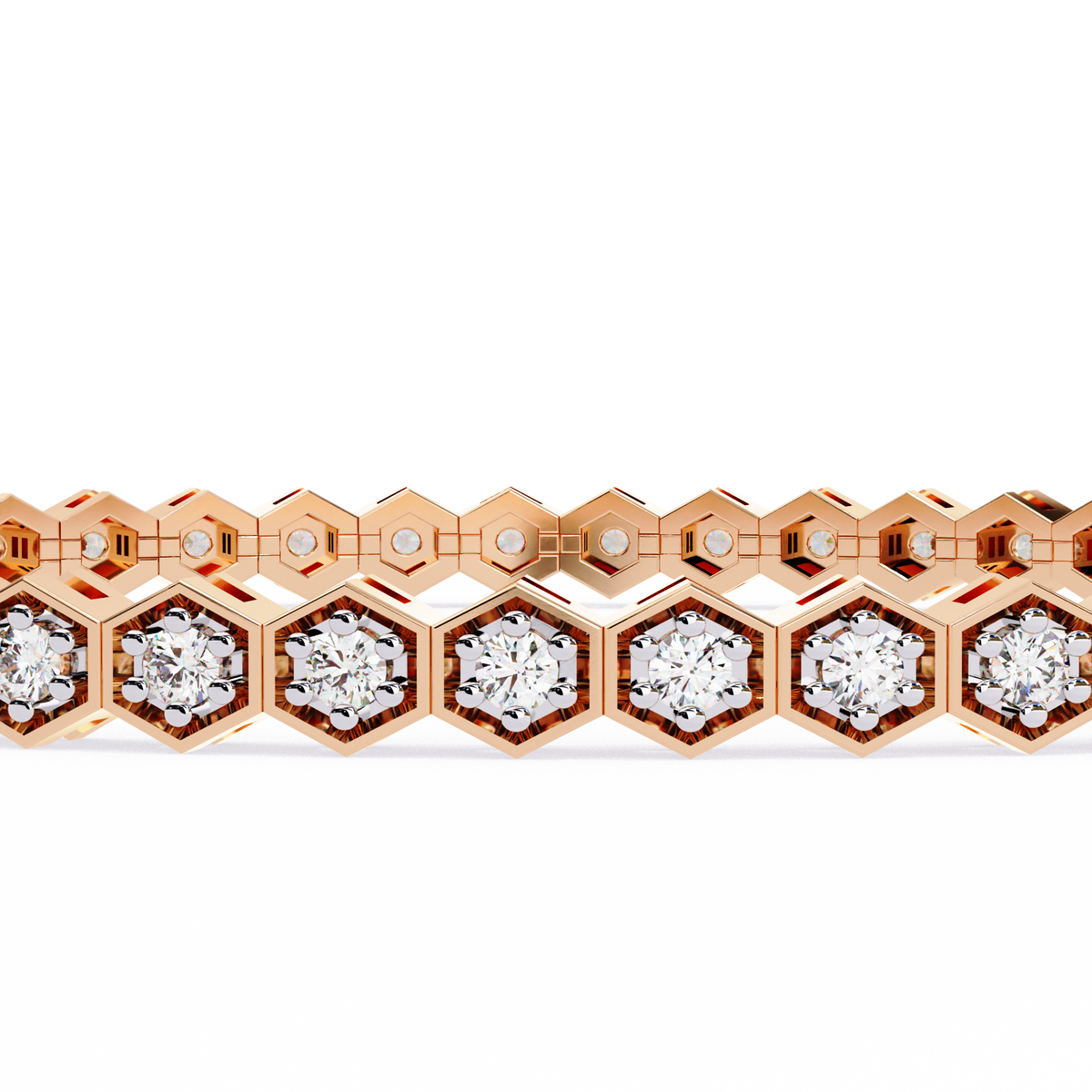 Classic Round Diamond Tennis Bracelet
