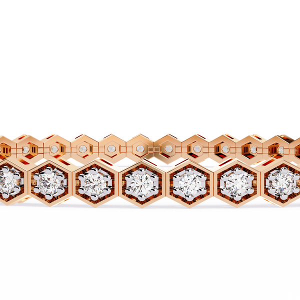 Classic Round Diamond Tennis Bracelet