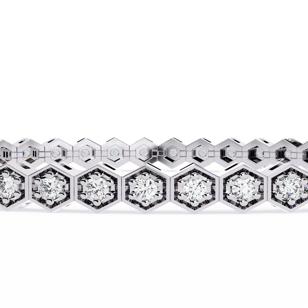 Classic Round Diamond Tennis Bracelet