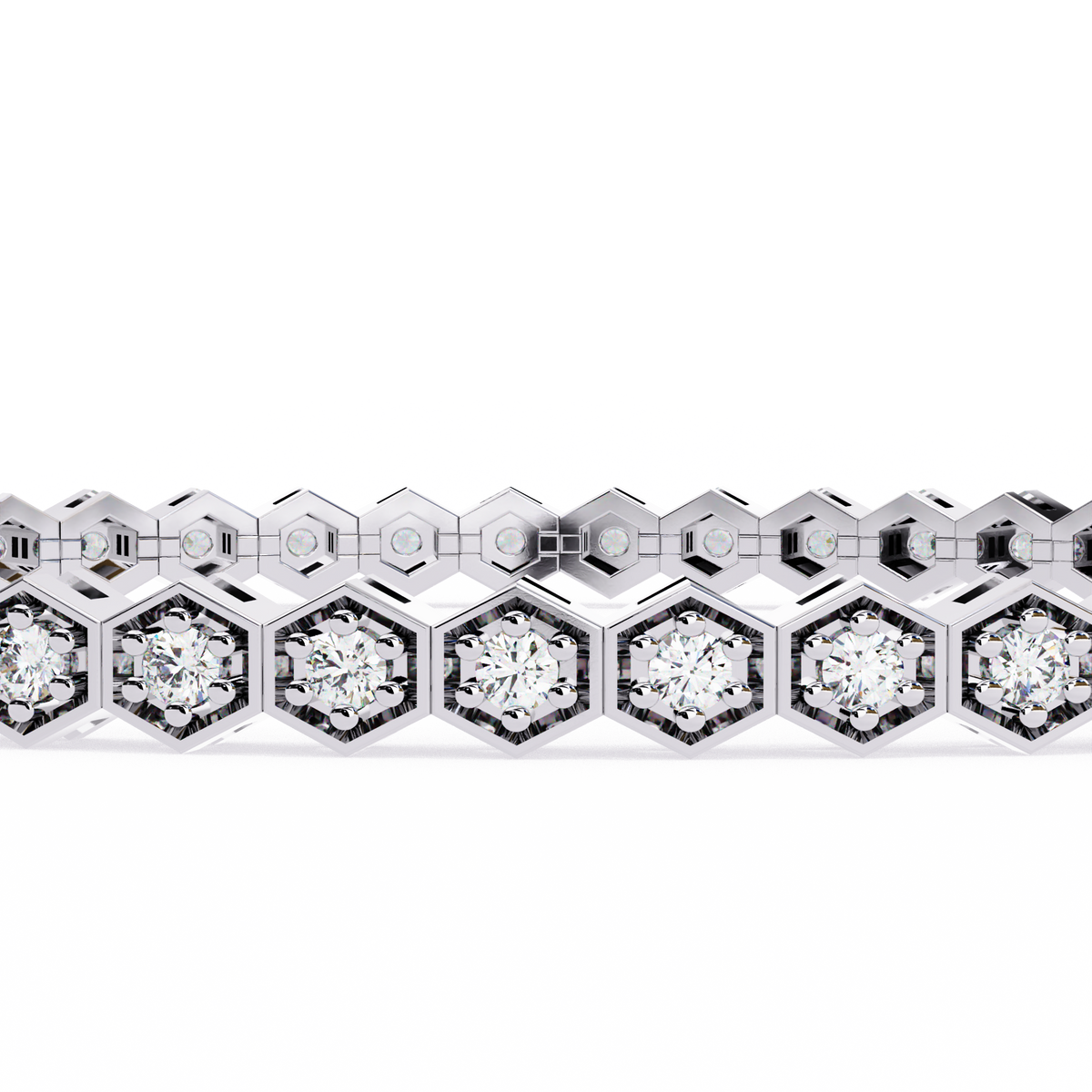 Classic Round Diamond Tennis Bracelet