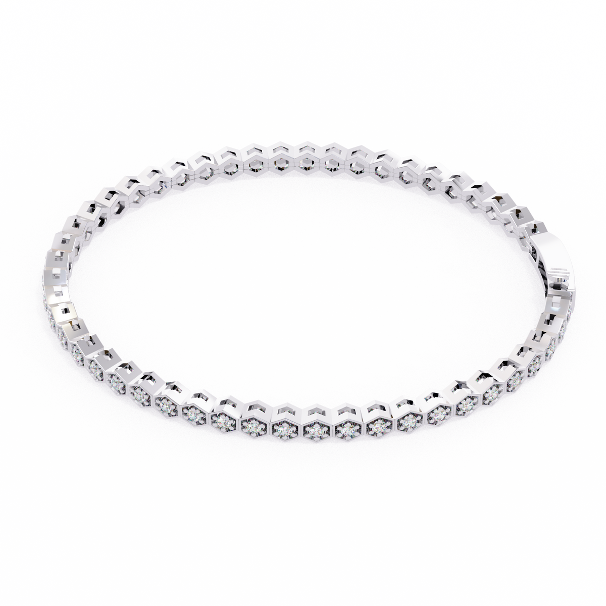 Classic Round Diamond Tennis Bracelet