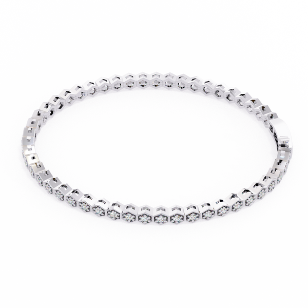 Classic Round Diamond Tennis Bracelet