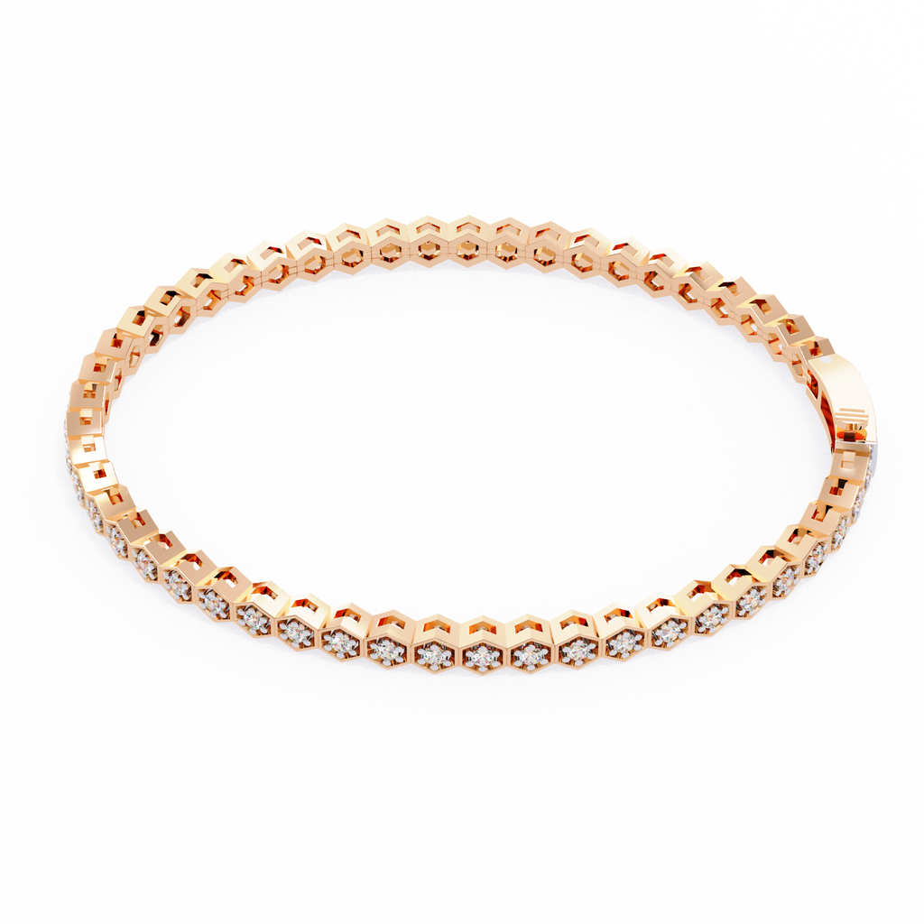 Classic Round Diamond Tennis Bracelet