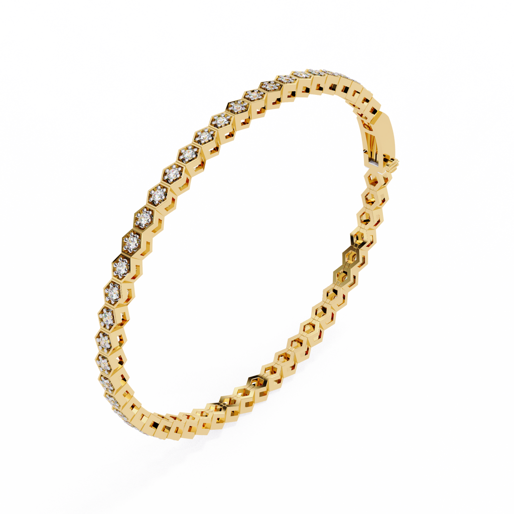 Classic Round Diamond Tennis Bracelet