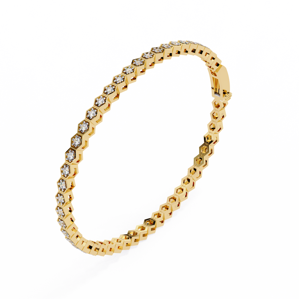 Classic Round Diamond Tennis Bracelet