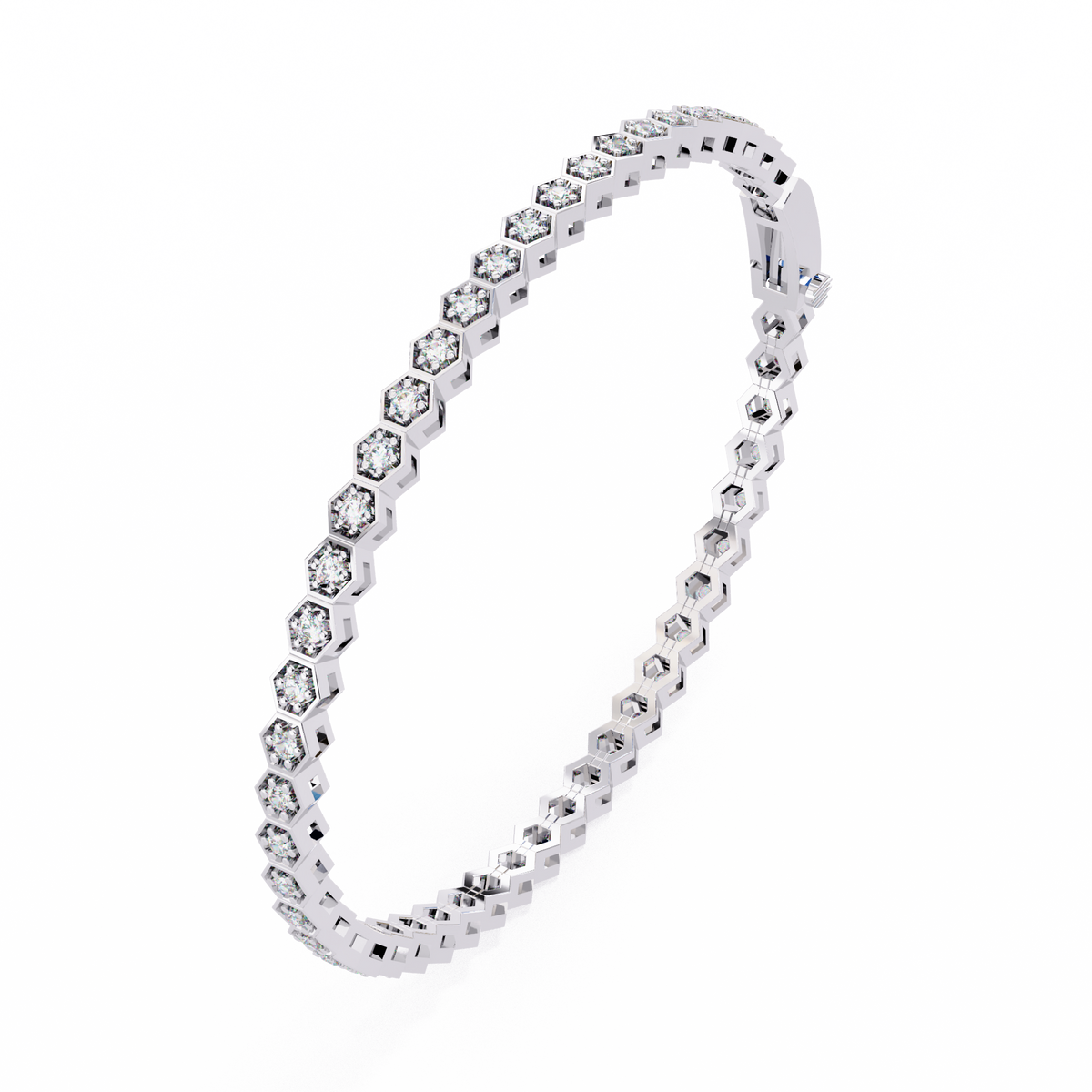 Classic Round Diamond Tennis Bracelet
