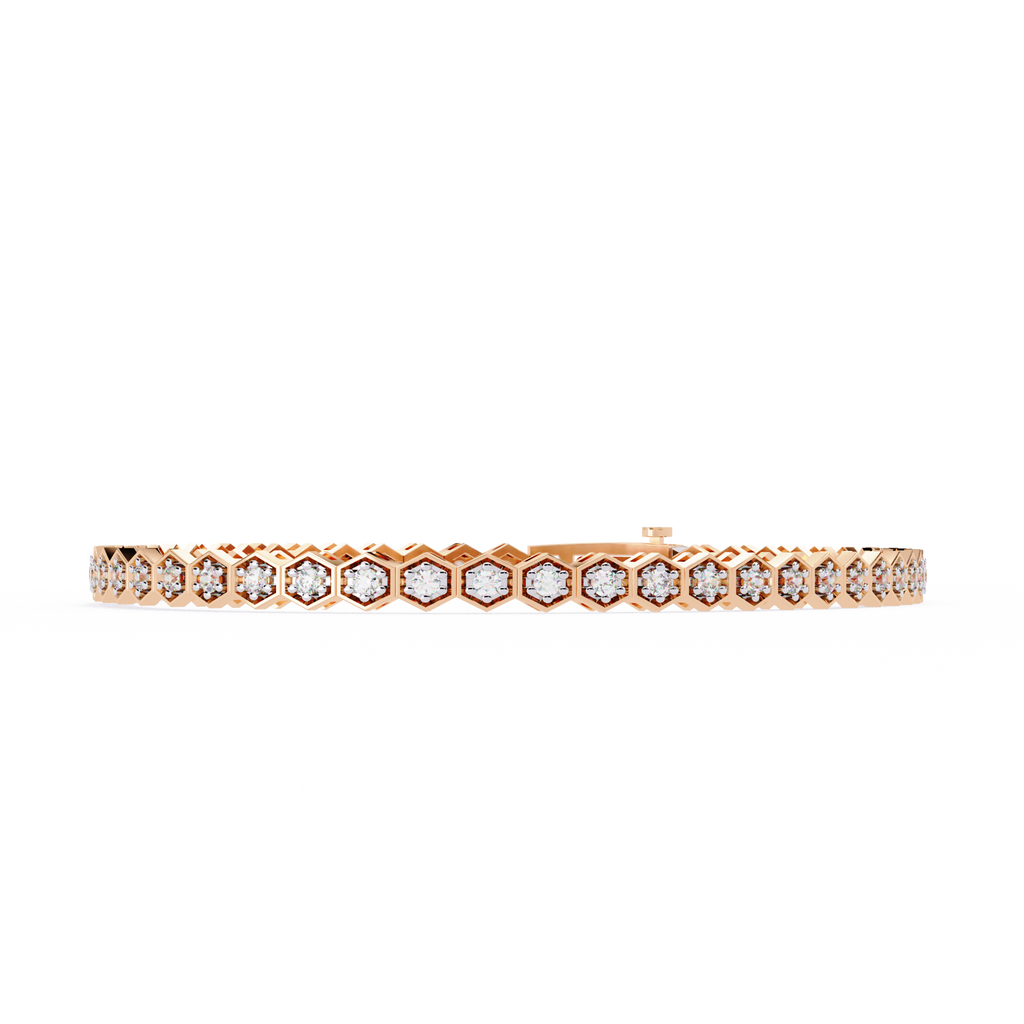 Classic Round Diamond Tennis Bracelet