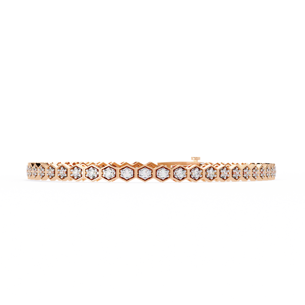 Classic Round Diamond Tennis Bracelet