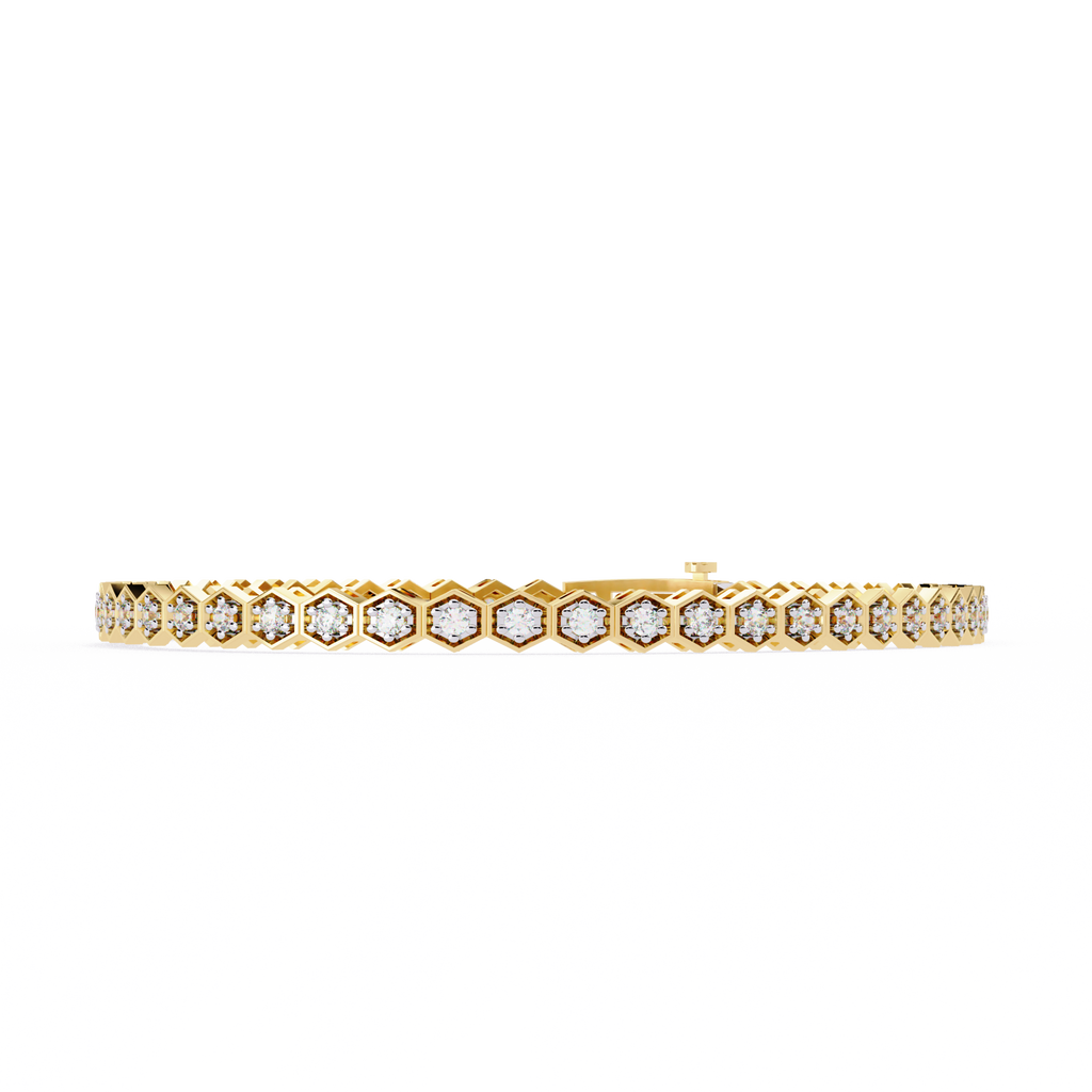 Classic Round Diamond Tennis Bracelet