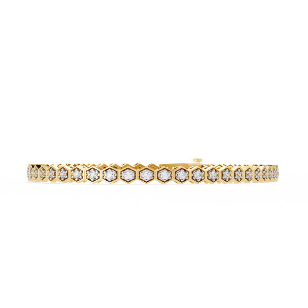 Classic Round Diamond Tennis Bracelet