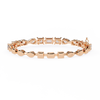 Rose Gold Multi-Shape Tennis Diamond Bracelet