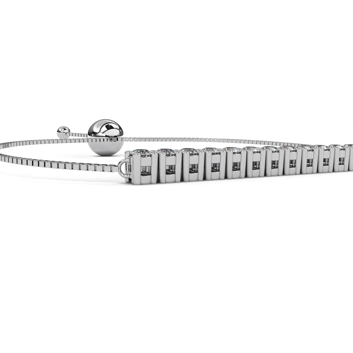 Lustre Line Diamond Bracelet