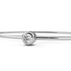 Minimalist Diamond Gold Bangle Bracelet
