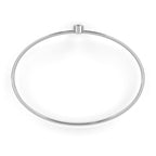 Minimalist Diamond Gold Bangle Bracelet