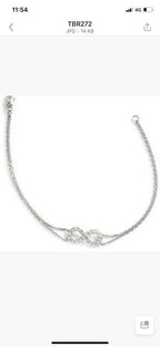 Infinity Double Chain Bracelet