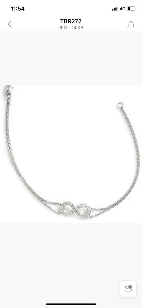 Infinity Double Chain Bracelet
