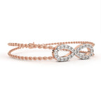 Infinity Double Chain Bracelet