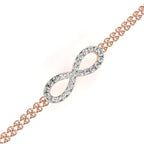 Infinity Double Chain Bracelet