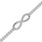 Infinity Double Chain Bracelet