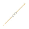 Infinity Double Chain Bracelet