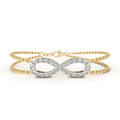 Infinity Double Chain Bracelet