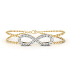 Infinity Double Chain Bracelet